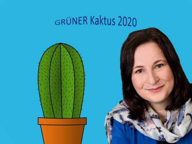 Eva Trapp organisiert den GRÜNEN Kaktus 2020