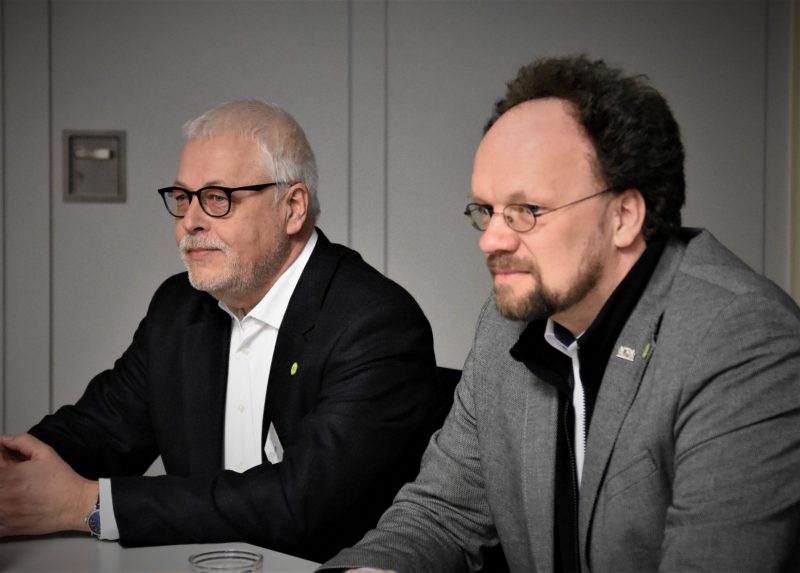 Klaus Sanzenbacher und MdL Patrick Friedl