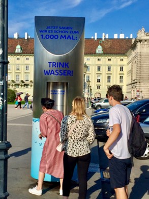 Trinkwasserspender in Wien