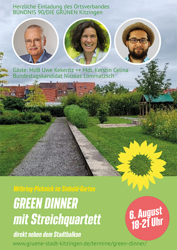 GREEN DINNER mit Streichquartett