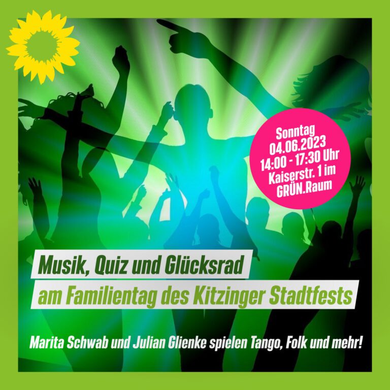 Musik & mehr im GRÜN.Raum am Familiensonntag