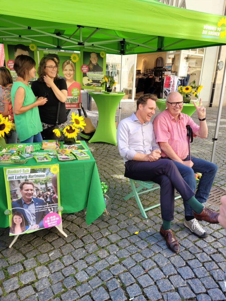 Auf Tuchfühlung mit dem Grünen Spitzenpolitiker Ludwig Hartmann