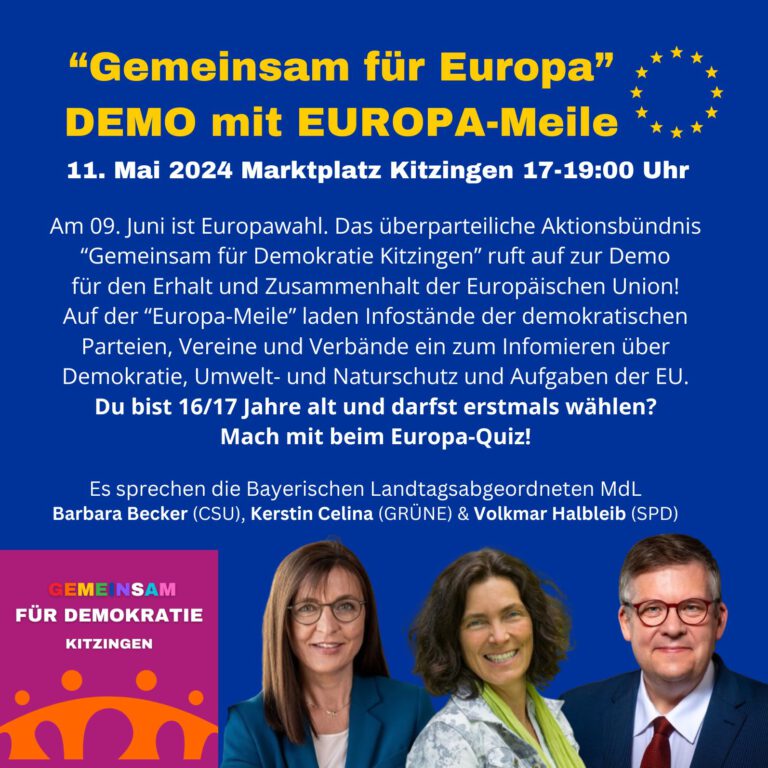Komm zur Demo am 11. Mai!