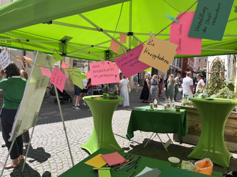 Kitzingen kann mehr – Grüner Bürgerdialog trifft Nerv der Bürgerinnen und Bürger
