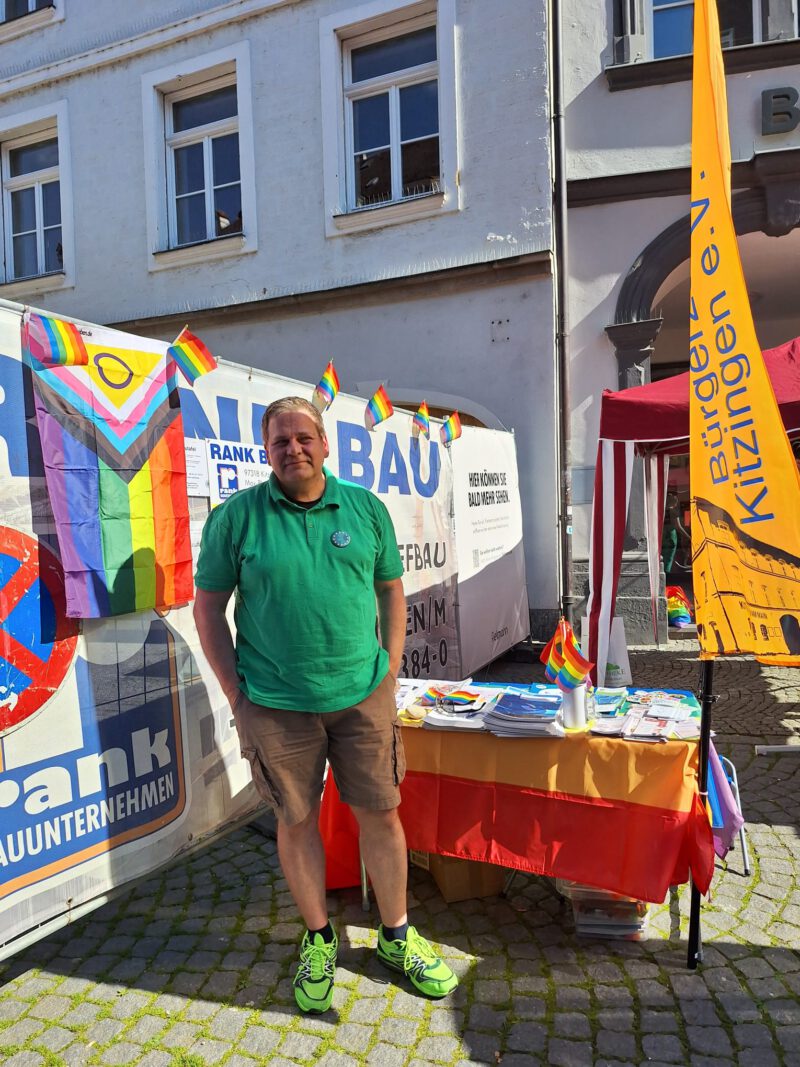 Für das Bürgerzentrum unterwegs
