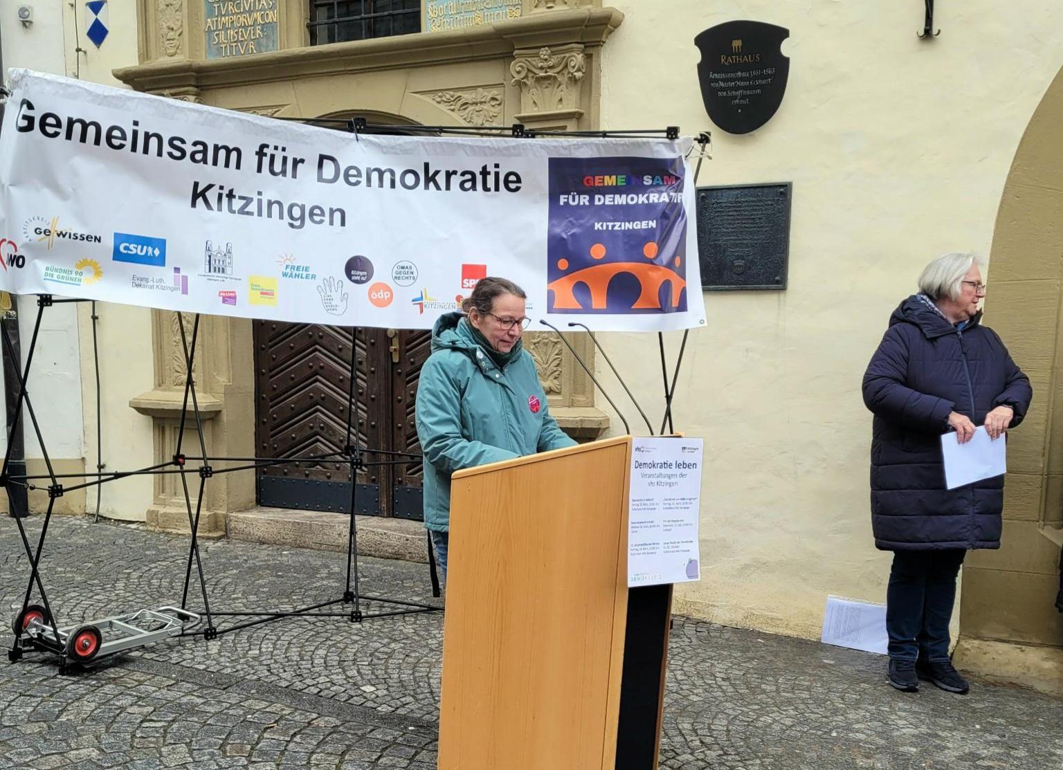 Jutta Reck am Rednerpult