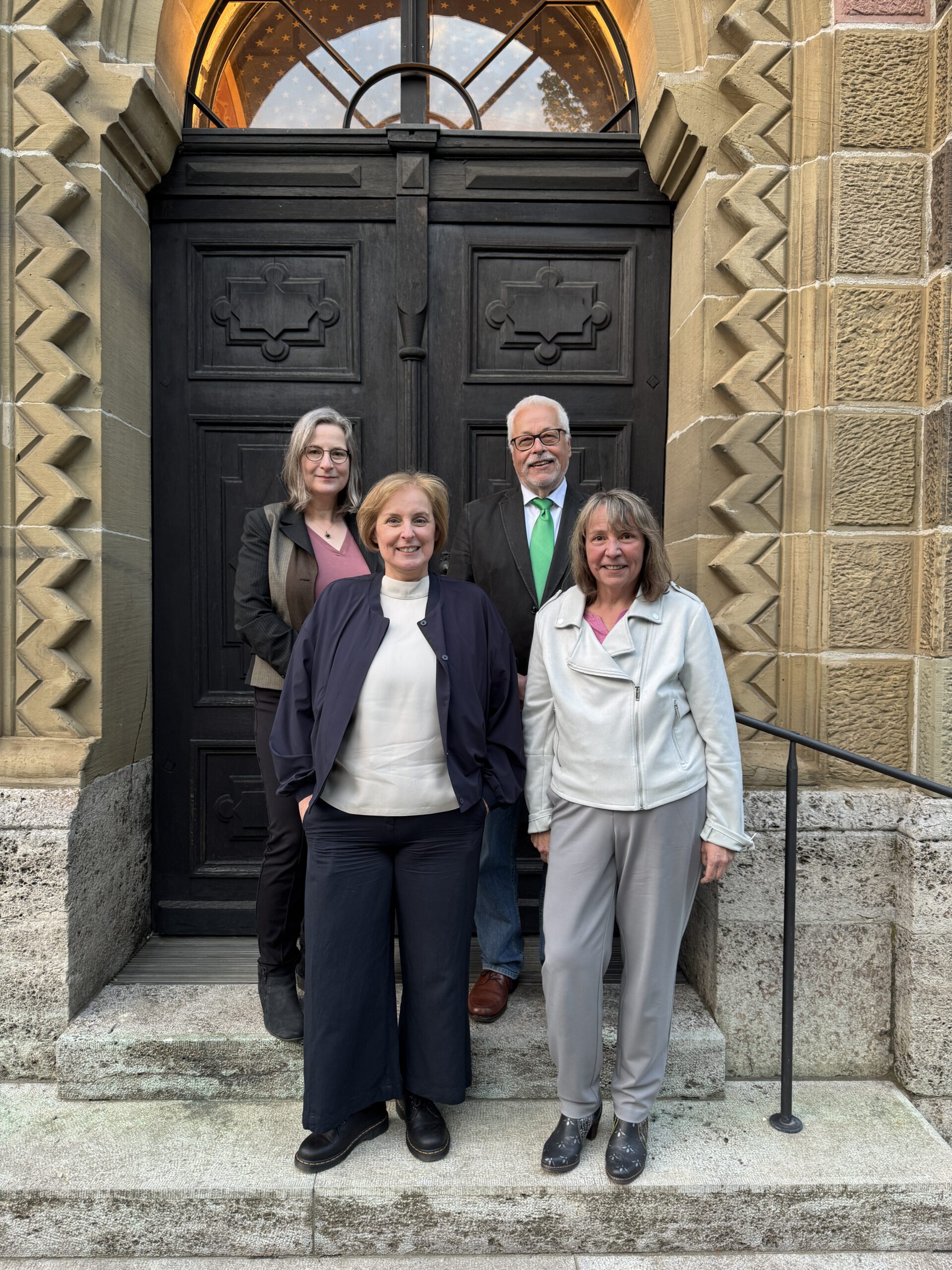 v.lks: Eva Trapp, Stefanie Schumacher, Klaus Sanzenbacher und Jutta Reck